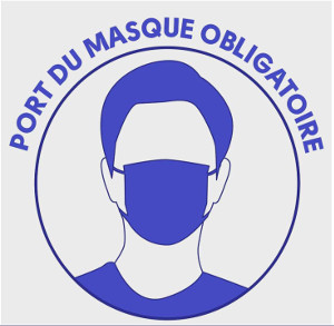 A l'hôpital, je garde mon masque !